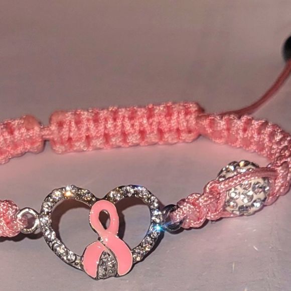 Stolen NOT FOR SALE!!! Pretty cancer survivor bracelet - Picture 2 of 5
